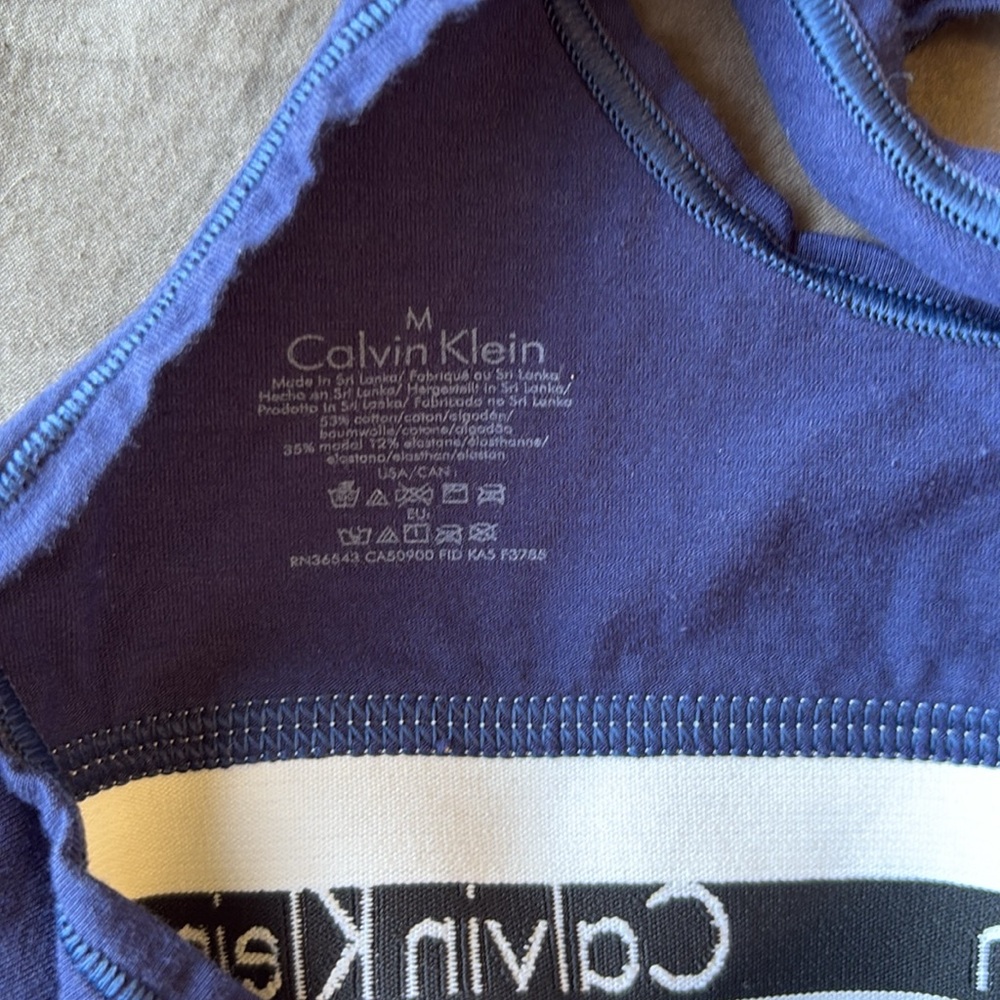 Calvin Klein Modern Bralette Navy size M - Picture 4 of 4